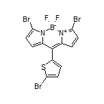 3,7-Dibromo-10-(5-bromothiophen-2-yl)-5,5-difluoro-5H-dipyrrolo[1,2-c:2’,1’-f][1,3,2]diazaborinin-4-ium-5-uide