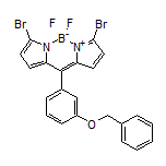 10-[3-(Benzyloxy)phenyl]-3,7-dibromo-5,5-difluoro-5H-dipyrrolo[1,2-c:2’,1’-f][1,3,2]diazaborinin-4-ium-5-uide