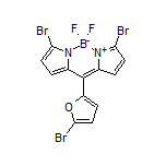 3,7-Dibromo-10-(5-bromofuran-2-yl)-5,5-difluoro-5H-dipyrrolo[1,2-c:2’,1’-f][1,3,2]diazaborinin-4-ium-5-uide