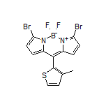 3,7-Dibromo-5,5-difluoro-10-(3-methylthiophen-2-yl)-5H-dipyrrolo[1,2-c:2’,1’-f][1,3,2]diazaborinin-4-ium-5-uide