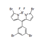 3,7-Dibromo-10-(3,5-dibromophenyl)-5,5-difluoro-5H-dipyrrolo[1,2-c:2’,1’-f][1,3,2]diazaborinin-4-ium-5-uide