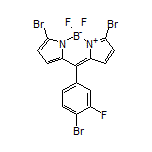 3,7-Dibromo-10-(4-bromo-3-fluorophenyl)-5,5-difluoro-5H-dipyrrolo[1,2-c:2’,1’-f][1,3,2]diazaborinin-4-ium-5-uide