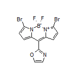 3,7-Dibromo-5,5-difluoro-10-(oxazol-2-yl)-5H-dipyrrolo[1,2-c:2’,1’-f][1,3,2]diazaborinin-4-ium-5-uide