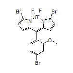 3,7-Dibromo-10-(4-bromo-2-methoxyphenyl)-5,5-difluoro-5H-dipyrrolo[1,2-c:2’,1’-f][1,3,2]diazaborinin-4-ium-5-uide