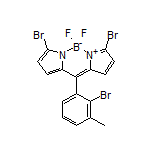 3,7-Dibromo-10-(2-bromo-3-methylphenyl)-5,5-difluoro-5H-dipyrrolo[1,2-c:2’,1’-f][1,3,2]diazaborinin-4-ium-5-uide