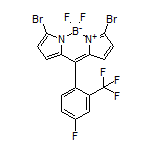 3,7-Dibromo-5,5-difluoro-10-[4-fluoro-2-(trifluoromethyl)phenyl]-5H-dipyrrolo[1,2-c:2’,1’-f][1,3,2]diazaborinin-4-ium-5-uide