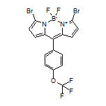 3,7-Dibromo-5,5-difluoro-10-[4-(trifluoromethoxy)phenyl]-5H-dipyrrolo[1,2-c:2’,1’-f][1,3,2]diazaborinin-4-ium-5-uide