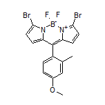 3,7-Dibromo-5,5-difluoro-10-(4-methoxy-2-methylphenyl)-5H-dipyrrolo[1,2-c:2’,1’-f][1,3,2]diazaborinin-4-ium-5-uide