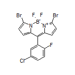 3,7-Dibromo-10-(5-chloro-2-fluorophenyl)-5,5-difluoro-5H-dipyrrolo[1,2-c:2’,1’-f][1,3,2]diazaborinin-4-ium-5-uide