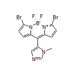 3,7-Dibromo-5,5-difluoro-10-(1-methyl-5-imidazolyl)-5H-dipyrrolo[1,2-c:2’,1’-f][1,3,2]diazaborinin-4-ium-5-uide