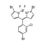 3,7-Dibromo-10-(4-bromo-2-chlorophenyl)-5,5-difluoro-5H-dipyrrolo[1,2-c:2’,1’-f][1,3,2]diazaborinin-4-ium-5-uide