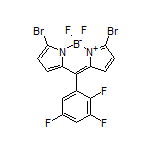 3,7-Dibromo-5,5-difluoro-10-(2,3,5-trifluorophenyl)-5H-dipyrrolo[1,2-c:2’,1’-f][1,3,2]diazaborinin-4-ium-5-uide