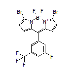 3,7-Dibromo-5,5-difluoro-10-[3-fluoro-5-(trifluoromethyl)phenyl]-5H-dipyrrolo[1,2-c:2’,1’-f][1,3,2]diazaborinin-4-ium-5-uide