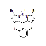 3,7-Dibromo-5,5-difluoro-10-(2-fluoro-6-iodophenyl)-5H-dipyrrolo[1,2-c:2’,1’-f][1,3,2]diazaborinin-4-ium-5-uide