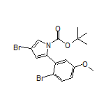 4-Bromo-2-(2-bromo-5-methoxyphenyl)-1-Boc-1H-pyrrole