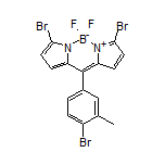 3,7-Dibromo-10-(4-bromo-3-methylphenyl)-5,5-difluoro-5H-dipyrrolo[1,2-c:2’,1’-f][1,3,2]diazaborinin-4-ium-5-uide