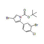 4-Bromo-2-(3-bromo-4-chlorophenyl)-1-Boc-1H-pyrrole