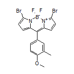 3,7-Dibromo-5,5-difluoro-10-(4-methoxy-3-methylphenyl)-5H-dipyrrolo[1,2-c:2’,1’-f][1,3,2]diazaborinin-4-ium-5-uide