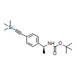 (S)-N-Boc-1-[4-[(trimethylsilyl)ethynyl]phenyl]ethanamine