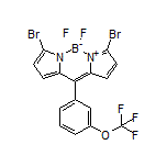 3,7-Dibromo-5,5-difluoro-10-[3-(trifluoromethoxy)phenyl]-5H-dipyrrolo[1,2-c:2’,1’-f][1,3,2]diazaborinin-4-ium-5-uide