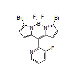 3,7-Dibromo-5,5-difluoro-10-(3-fluoropyridin-2-yl)-5H-dipyrrolo[1,2-c:2’,1’-f][1,3,2]diazaborinin-4-ium-5-uide