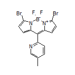 3,7-Dibromo-5,5-difluoro-10-(5-methylpyridin-2-yl)-5H-dipyrrolo[1,2-c:2’,1’-f][1,3,2]diazaborinin-4-ium-5-uide