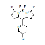 3,7-Dibromo-10-(5-chloropyridin-2-yl)-5,5-difluoro-5H-dipyrrolo[1,2-c:2’,1’-f][1,3,2]diazaborinin-4-ium-5-uide