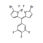 3,7-Dibromo-5,5-difluoro-10-(3,4,5-trifluorophenyl)-5H-dipyrrolo[1,2-c:2’,1’-f][1,3,2]diazaborinin-4-ium-5-uide