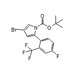 4-Bromo-1-Boc-2-[4-fluoro-2-(trifluoromethyl)phenyl]-1H-pyrrole