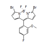 3,7-Dibromo-5,5-difluoro-10-(4-fluoro-2-methoxyphenyl)-5H-dipyrrolo[1,2-c:2’,1’-f][1,3,2]diazaborinin-4-ium-5-uide