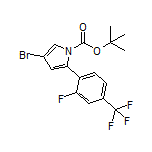 4-Bromo-1-Boc-2-[2-fluoro-4-(trifluoromethyl)phenyl]-1H-pyrrole