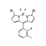 3,7-Dibromo-5,5-difluoro-10-(2-fluoro-3-methylphenyl)-5H-dipyrrolo[1,2-c:2’,1’-f][1,3,2]diazaborinin-4-ium-5-uide