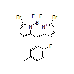 3,7-Dibromo-5,5-difluoro-10-(2-fluoro-5-methylphenyl)-5H-dipyrrolo[1,2-c:2’,1’-f][1,3,2]diazaborinin-4-ium-5-uide