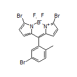 3,7-Dibromo-10-(5-bromo-2-methylphenyl)-5,5-difluoro-5H-dipyrrolo[1,2-c:2’,1’-f][1,3,2]diazaborinin-4-ium-5-uide