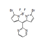 3,7-Dibromo-5,5-difluoro-10-(pyrimidin-2-yl)-5H-dipyrrolo[1,2-c:2’,1’-f][1,3,2]diazaborinin-4-ium-5-uide