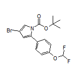 4-Bromo-1-Boc-2-[4-(difluoromethoxy)phenyl]-1H-pyrrole