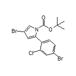 4-Bromo-2-(4-bromo-2-chlorophenyl)-1-Boc-1H-pyrrole