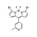 3,7-Dibromo-5,5-difluoro-10-(2-methylpyridin-4-yl)-5H-dipyrrolo[1,2-c:2’,1’-f][1,3,2]diazaborinin-4-ium-5-uide