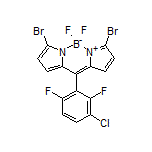 3,7-Dibromo-10-(3-chloro-2,6-difluorophenyl)-5,5-difluoro-5H-dipyrrolo[1,2-c:2’,1’-f][1,3,2]diazaborinin-4-ium-5-uide