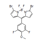 3,7-Dibromo-10-(3,5-difluoro-4-methoxyphenyl)-5,5-difluoro-5H-dipyrrolo[1,2-c:2’,1’-f][1,3,2]diazaborinin-4-ium-5-uide