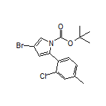 4-Bromo-1-Boc-2-(2-chloro-4-methylphenyl)-1H-pyrrole