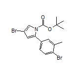 4-Bromo-2-(4-bromo-3-methylphenyl)-1-Boc-1H-pyrrole