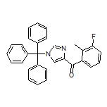 (3-Fluoro-2-methylphenyl)(1-trityl-4-imidazolyl)methanone