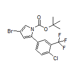 4-Bromo-1-Boc-2-[4-chloro-3-(trifluoromethyl)phenyl]-1H-pyrrole