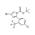 4-Bromo-1-Boc-2-[4-chloro-2-(trifluoromethyl)phenyl]-1H-pyrrole