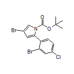 4-Bromo-2-(2-bromo-4-chlorophenyl)-1-Boc-1H-pyrrole