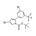 4-Bromo-2-[3-bromo-5-(trifluoromethyl)phenyl]-1-Boc-1H-pyrrole