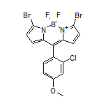 3,7-Dibromo-10-(2-chloro-4-methoxyphenyl)-5,5-difluoro-5H-dipyrrolo[1,2-c:2’,1’-f][1,3,2]diazaborinin-4-ium-5-uide