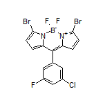 3,7-Dibromo-10-(3-chloro-5-fluorophenyl)-5,5-difluoro-5H-dipyrrolo[1,2-c:2’,1’-f][1,3,2]diazaborinin-4-ium-5-uide