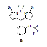 3,7-Dibromo-10-[4-bromo-2-(trifluoromethoxy)phenyl]-5,5-difluoro-5H-dipyrrolo[1,2-c:2’,1’-f][1,3,2]diazaborinin-4-ium-5-uide